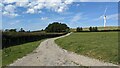 The cycleway heading towards the tarmac