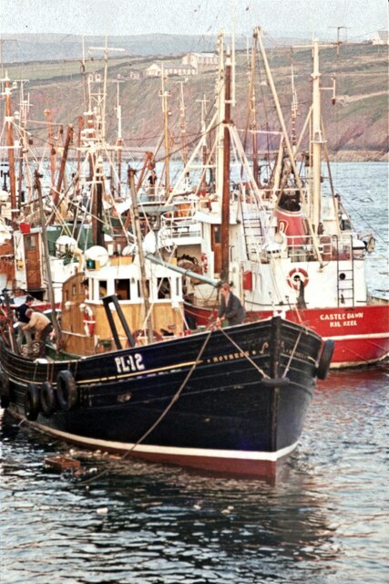 Fishing boats, Peel Harbour, 1971 (3)