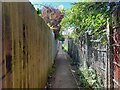 Footpath down the side of the Thurmaston Community Centre