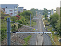 Electrification work on the Coryton line