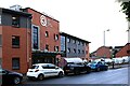 Entrance, Queens Cross Housing Association offices