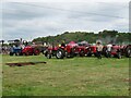 Barton under Needwood steam rally - tractors in the display ring