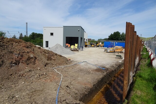 Construction beside Overton Road © DS Pugh cc-by-sa/2.0 :: Geograph ...