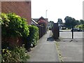 Public footpath off Woodcote Road