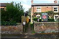 The Midshires Way and Notts Wolds Way leaving Wysall