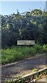 Chicknalls Lane name sign, Gloucestershire