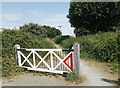 Entrance to footpath on disused railway