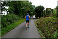 Jogger along Bridge Road