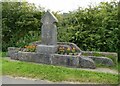 Old Milestone by the A541, Afon-wen, Caerwys parish