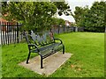 War memorial bench in Allerton Grange Fields