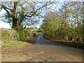 Lane towards Hanwell