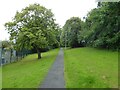 Path on route of old railway