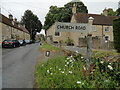 Direction Sign - Signpost on Chapel Road in Chadlington