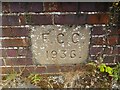 Old Bridge Marker on the A5104 Corwen Road in Pont-y-bodkin