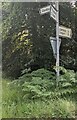 Direction and distances signs near Cleddon, Monmouthshire