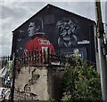 Eric Cantona Mural in Little Hulton