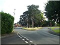 Junction of Yew Tree Lane and the A41 Wergs Road