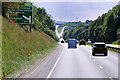 A30 Bodmin Bypass approaching Innis Downs Junction