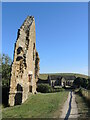 A path from the abbey to the barn