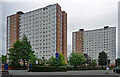 Tower blocks, Meyrick Road, Salford