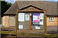 Broadwell Village Hall Noticeboard, Broadwell, Glos