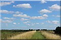 Hereward Way atop the Hundred Foot Bank