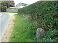 Old milepost on the A631 near to North Willingham, Lincolnshire