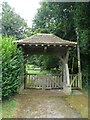 All Saints, Netheravon: lychgate