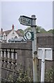 Footpath sign