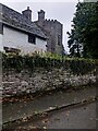 Castellated stone building in Llanvihangel Crucorney, Monmouthshire