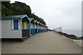 Beach huts at Swanpool