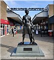 Statue at the Belvoir Shopping Centre, Coalville