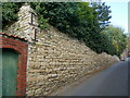 Stone wall, George Street, Kirton Lindsey