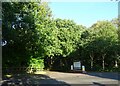 Entrance to Woodlands Caravan Park