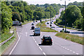 Westbound A30 at Two Bridges