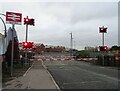 Level crossing on Station Road, Spondon