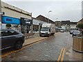 Blocked cycle lane, Greenock