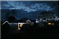 Christmas lights on Monument Lane, Chalfont Common