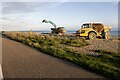 Banksmen stationed on Eastbourne’s seafront, East Sussex