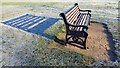 Reservoir seat on a frosty morning