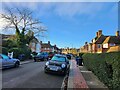 Looking from Hampstead Way into Corringham Road