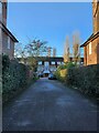 Looking from Corringham Road into Corringham Court