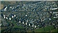 Muirhouse, Motherwell from the air