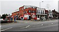 Family Shopper and other shops on SW side of A58