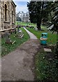 Path into Monmouth Cemetery