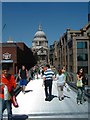 TQ3280 : St Pauls Cathedral from the Millennium bridge, Central London. by Paul Allison
