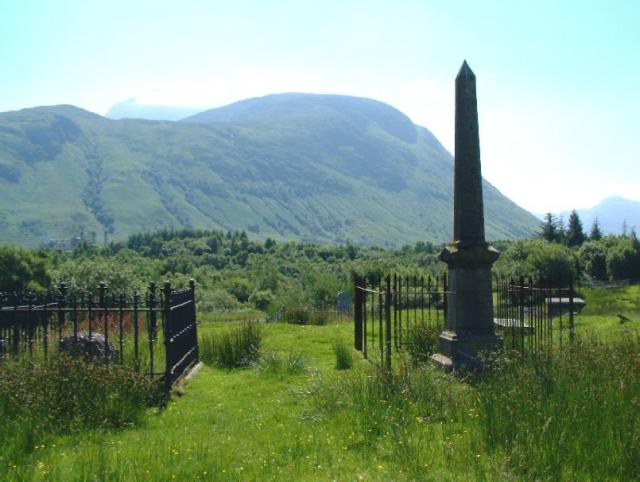 Inverlochy Graveyard, with Ben Nevis beyond