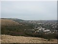 View looking SW from the top of Sugarloaf Hill