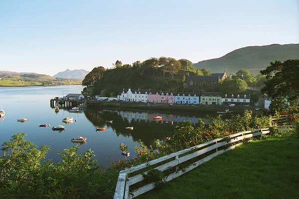The Harbour of Portree on the Isle of Skye: Scotland