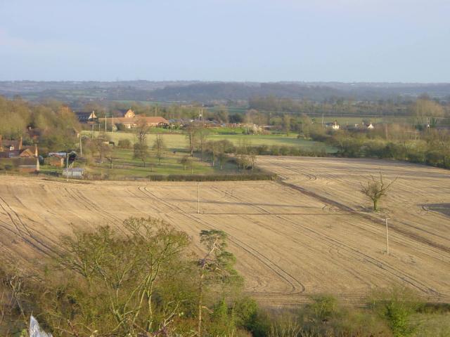View from Hanbury church